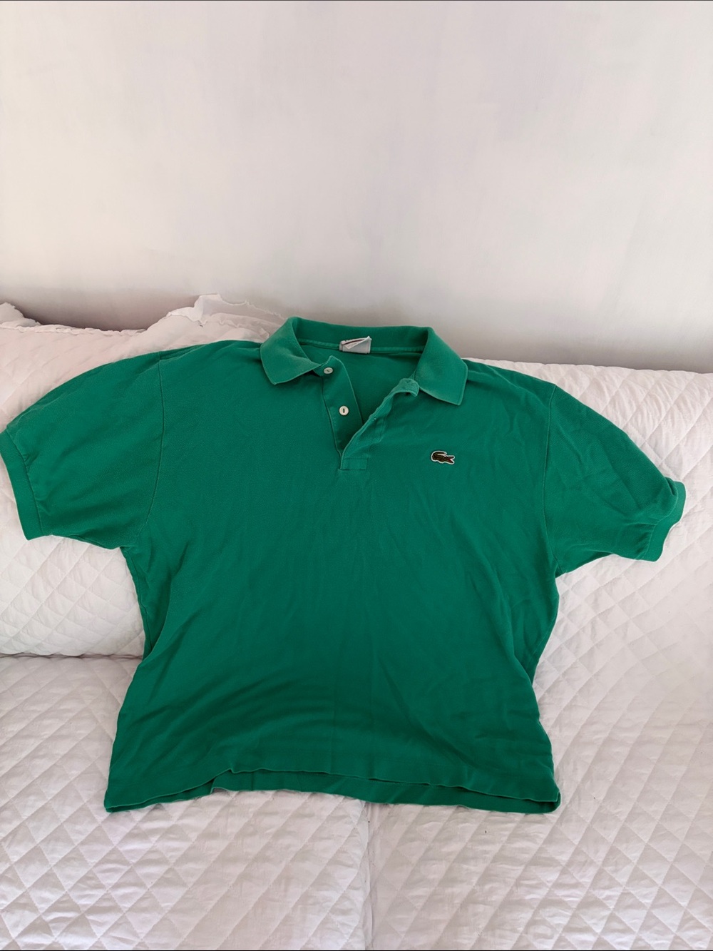 Lacoste Men's Emerald Green Short-Sleeve Polo